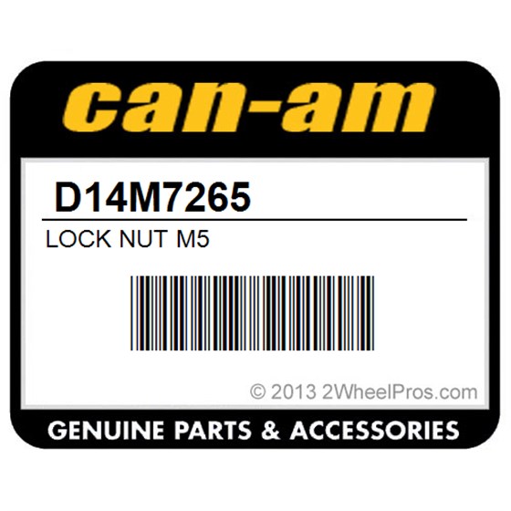 Can-Am D14M7265 Lock Nut M5