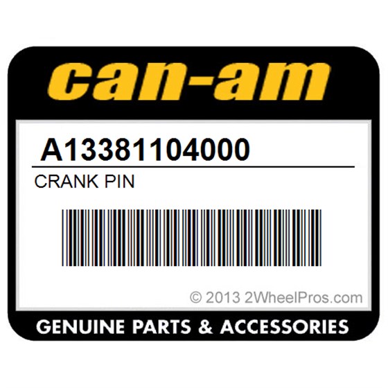 Can-Am A13381104000 Crank Pin