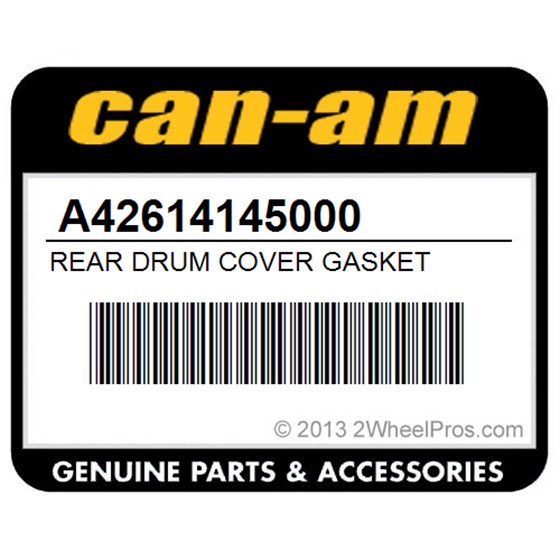 Can-Am A42614145000 Rear Drum Cover Gasket
