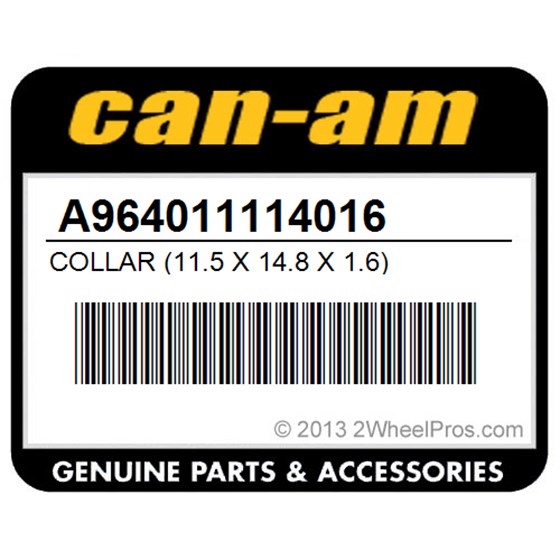 Can-Am A964011114016 Collar (11.5 X 14.8 X 1.6)