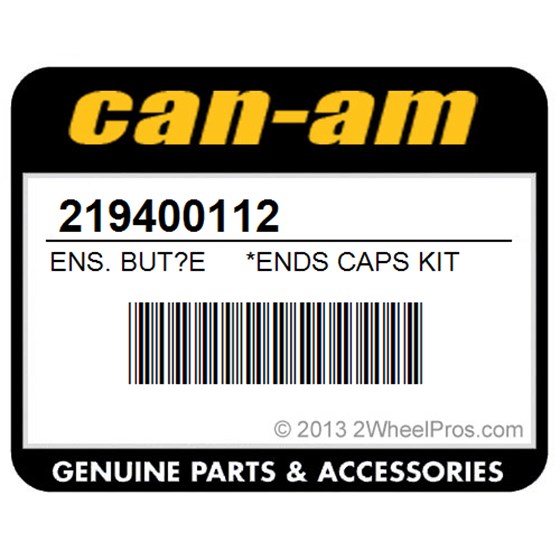 Can-Am 219400112 Ens. But?E     *Ends Caps Kit
