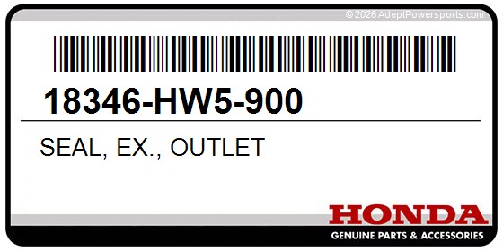Honda 18346-HW5-900 Seal, Ex., Outlet