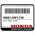 Honda 90651-HW1-730 Clip, Tree, Type