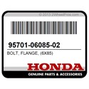 Honda 95701-06085-02 Bolt, Flange, (6X85)