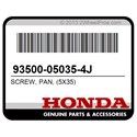 Honda 93500-05035-4J Screw, Pan, (5X35)