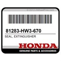 Honda 81283-HW3-670 Seal, Extinguisher