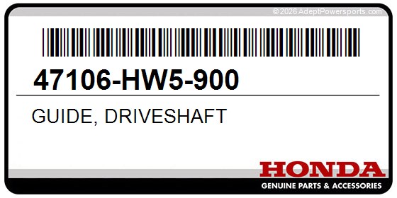 Honda 47106-HW5-900 Guide, Driveshaft