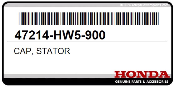 Honda 47214-HW5-900 Cap, Stator