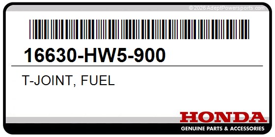 Honda 16630-HW5-900 T-Joint, Fuel