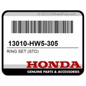 Honda 13010-HW5-305 Ring Set (Std)