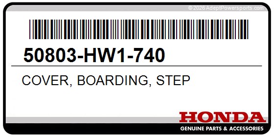 Honda 50803-HW1-740 Cover, Boarding, Step