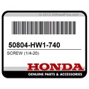 Honda 50804-HW1-740 Screw (1/4-20)