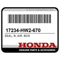 Honda 17234-HW2-670 Seal, B, Air, Box