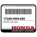 Honda 17240-HW4-680 Cover, Air, Box