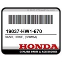 Honda 19037-HW1-670 Band, Hose, (358Mm)