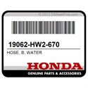 Honda 19062-HW2-670 Hose, B, Water