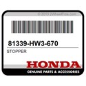 Honda 81339-HW3-670 Stopper