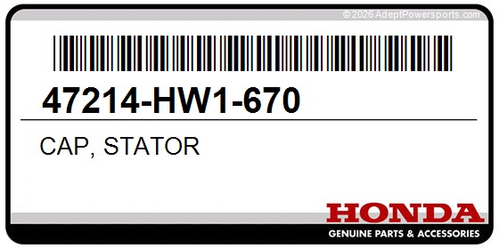 Honda 47214-HW1-670 Cap, Stator