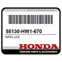 Honda 58130-HW1-670 Impeller