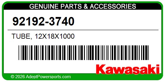 Kawasaki 92192-3740 Tube, 12X18x1000