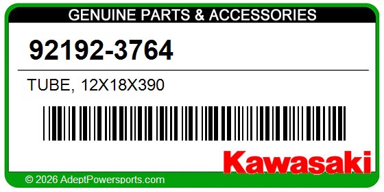 Kawasaki 92192-3764 Tube, 12X18x390