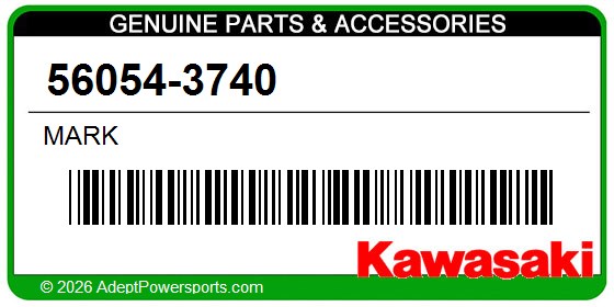 Kawasaki 56054-3740 Mark