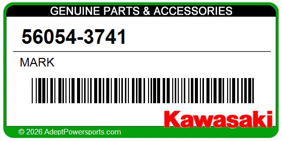 Kawasaki 56054-3741 Mark