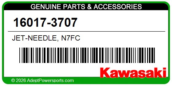 Kawasaki 16017-3707 Jet-Needle, N7fc