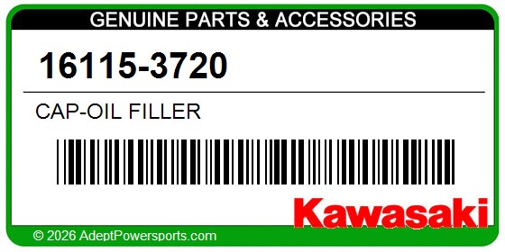 Kawasaki 16115-3720 Cap-Oil Filler