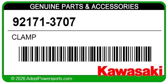 Kawasaki 92171-3707 Clamp