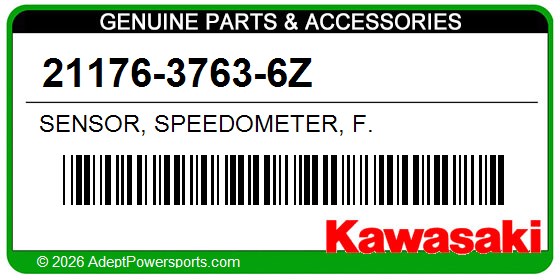 Kawasaki 21176-3763-6Z Sensor, Speedometer, F.