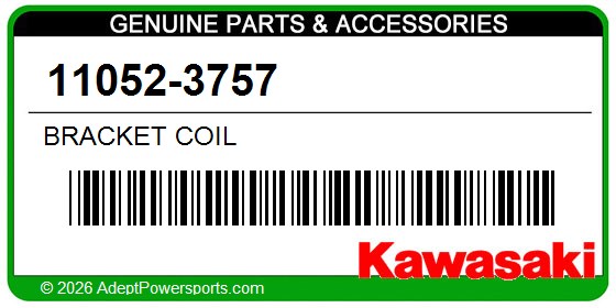 Kawasaki 11052-3757 Bracket Coil