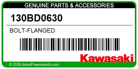 Kawasaki 130BD0630 Bolt-Flanged