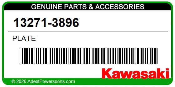 Kawasaki 13271-3896 Plate