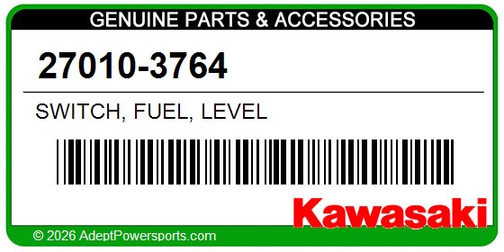 Kawasaki 27010-3764 Switch, Fuel, Level