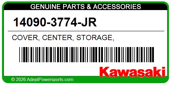 Kawasaki 14090-3774-JR Cover, Center, Storage,
