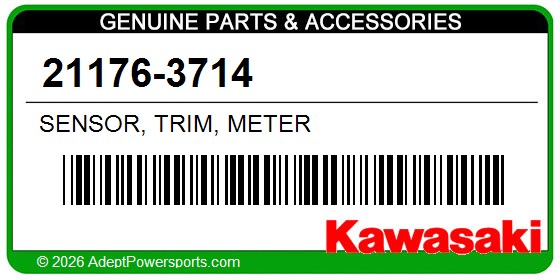 Kawasaki 21176-3714 Sensor, Trim, Meter