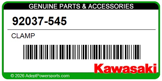 Kawasaki 92037-545 Clamp