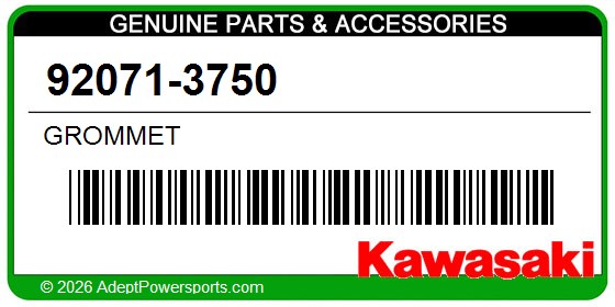 Kawasaki 92071-3750 Grommet