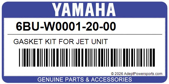 Yamaha 6BU-W0001-20-00 Gasket Kit For Jet Unit