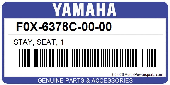 Yamaha F0X-6378C-00-00 Stay, Seat, 1