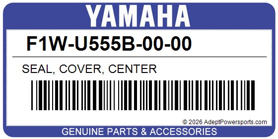 Yamaha F1W-U555B-00-00 Seal, Cover, Center