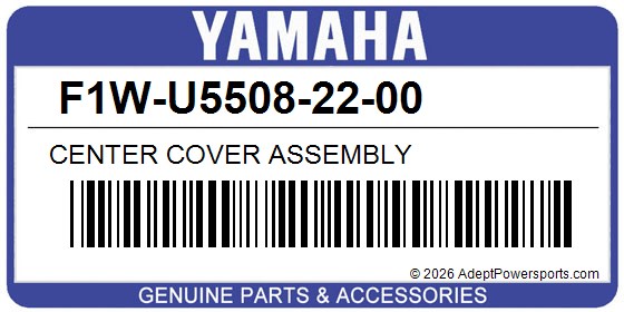 Yamaha F1W-U5508-22-00 Center Cover Assembly