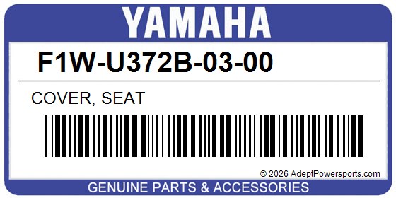 Yamaha F1W-U372B-03-00 Cover, Seat