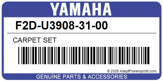 Yamaha F2D-U3908-31-00 Carpet Set
