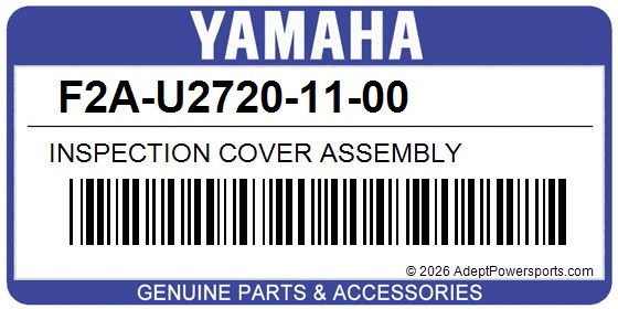 Yamaha F2A-U2720-11-00 Inspection Cover Assembly