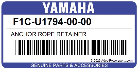 Yamaha F1C-U1794-00-00 Anchor Rope Retainer
