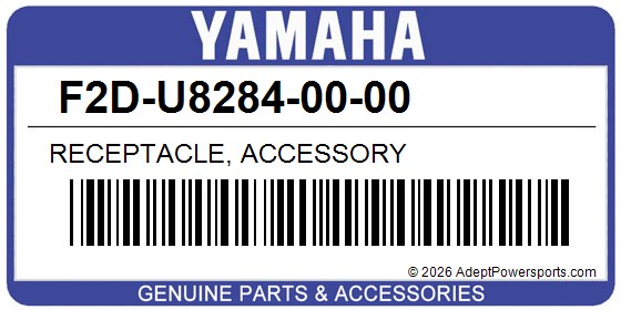 Yamaha F2D-U8284-00-00 Receptacle, Accessory