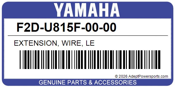 Yamaha F2D-U815F-00-00 Extension, Wire, Le