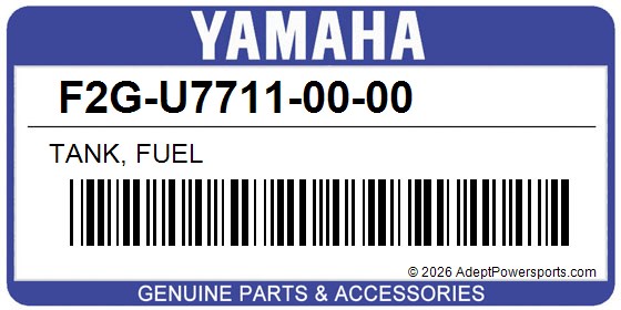 Yamaha F2G-U7711-00-00 Tank, Fuel